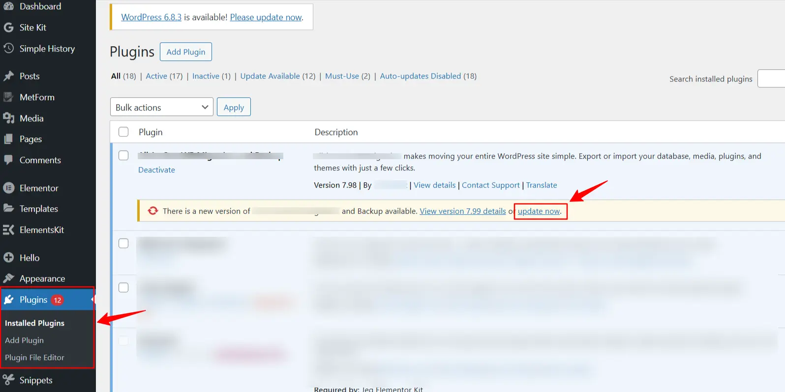 go-to-plugins-then-installed-plugins